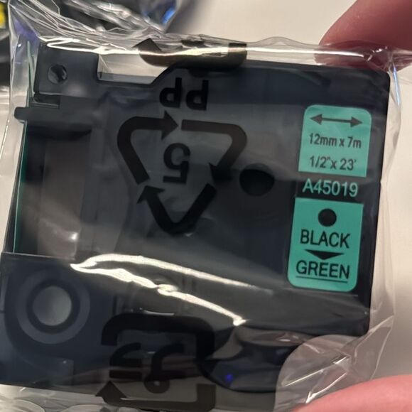 Label Tape for Dynamo D1 Label Maker 6 pack 1/2”x23’ Combo Color Set NEW - Picture 4 of 7